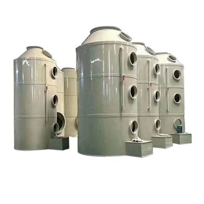 تجهیزات تصفیه گازهای زباله صنعتی Pp Desulfurization Acid Mist Spray Absorber Scrubber Spray Tower تجهیزات تصفیه گازهای زباله صنعتی