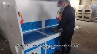میز سنگ زنی فلز با استخراج گرد و غبار